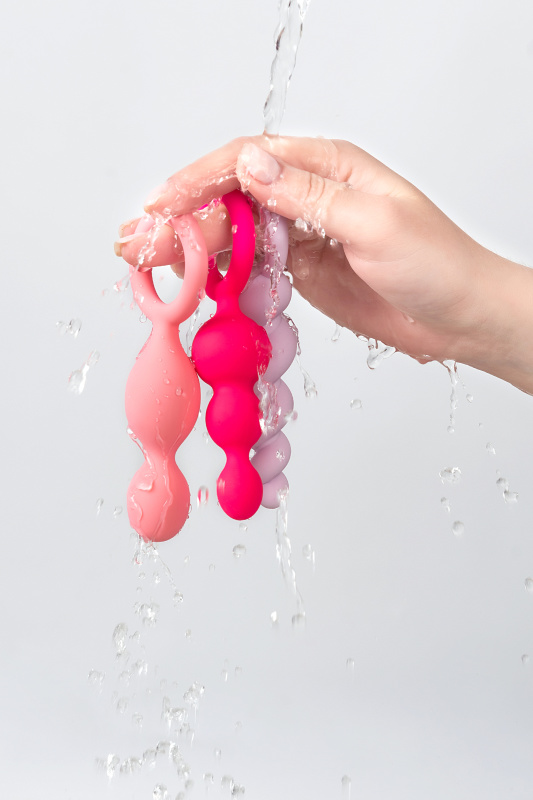 Изображение Satisfyer, Германия Набор анальных плагов Satisfyer, силикон,ассорти