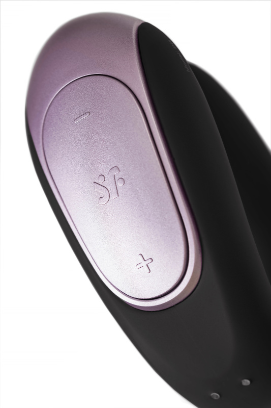 Изображение Satisfyer, Германия Многофункциональный стимулятор для пар Satisfyer Partner Double Fun, силикон, черный, 18 см