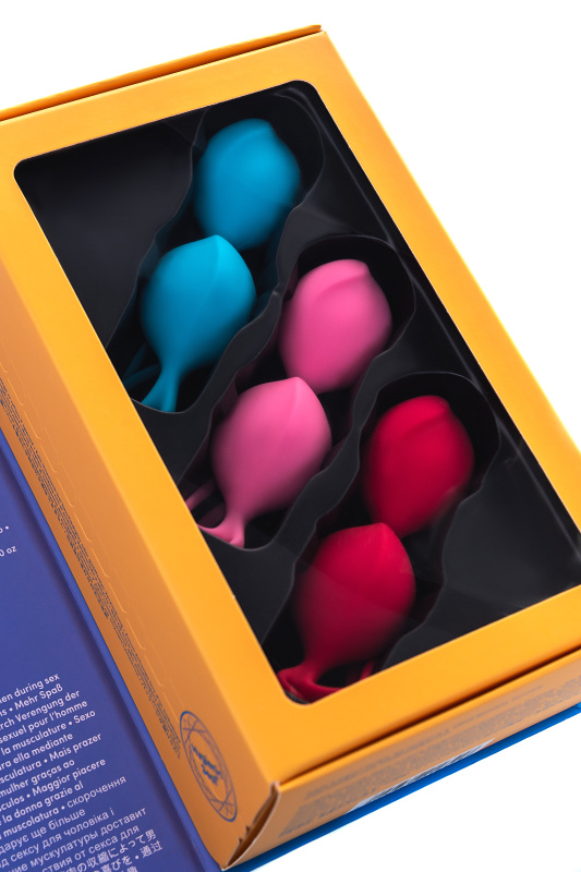Фото Satisfyer, Германия Набор вагинальных шариков Satisfyer  Balls C03 Double, Силикон, Ассорти, Ø 3  см