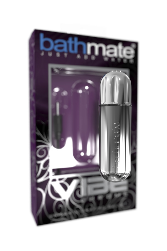 Фото Bathmate, Великобритания Вибропуля Bathmate Vibe Bullet Chrome, пластик, серебряная