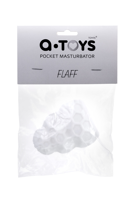 Изображение A-toys by TOYFA Мастурбатор A-Toys by TOYFA Flaff, TPE, белый, 8см, Ø 2,9 см