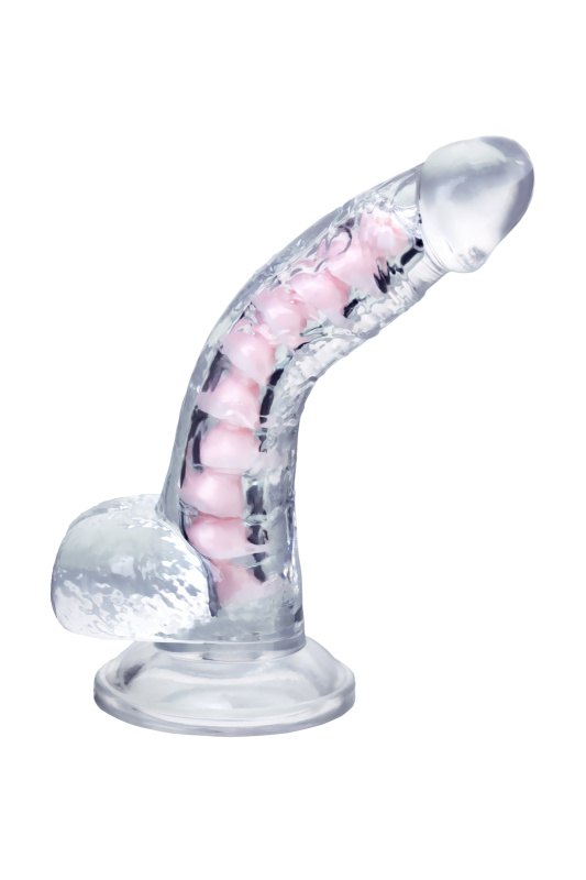 Изображение A-toys by TOYFA Гибкий фаллоимитатор A-Toys by TOYFA Paret, TPE, прозрачный, 18 см