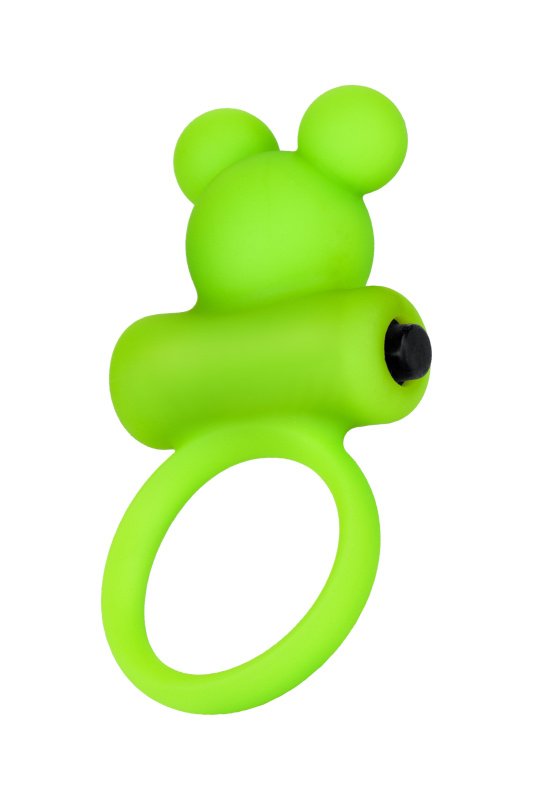 Изображение A-toys by TOYFA Виброкольцо на пенис A-Toys by TOYFA Chio, силикон, зеленое, 8,1 см, Ø 3,1 см