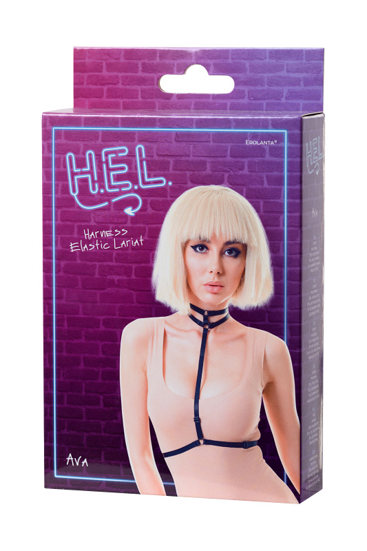 Изображение H.E.L. Стреп H.E.L. Ava, текстиль, черный, OS