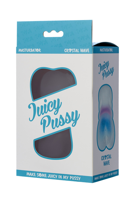 Изображение Juicy Pussy by TOYFA Мастурбатор реалистичный Juicy Pussy by TOYFA Crystal Wave, TPE, 13,5 см