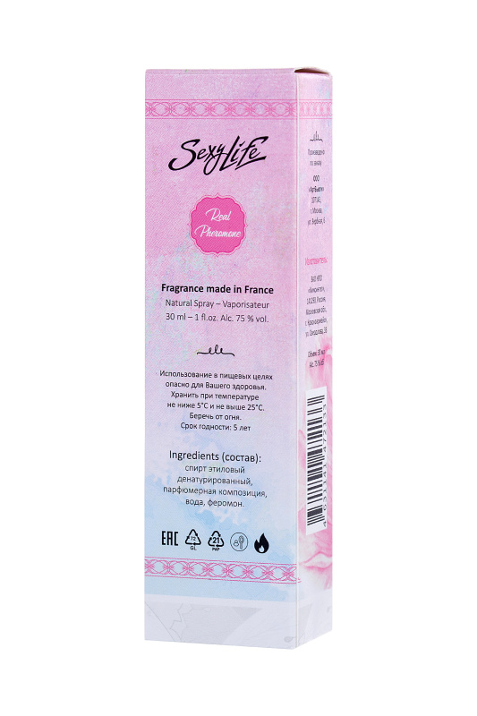 Фото Sexy Life Духи с феромонами Sexy Life  женские Feel me… 30 мл философия аромата Nina Ricci - Bella