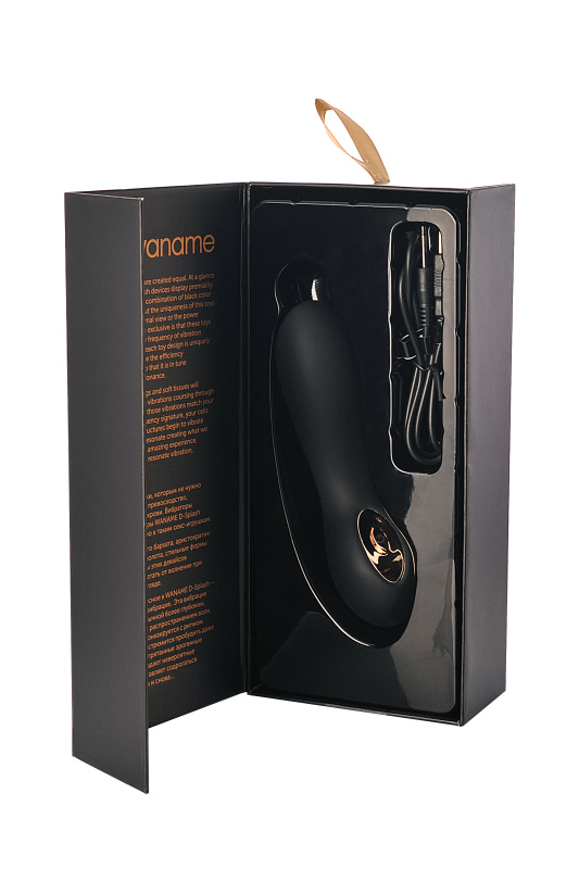 Изображение Waname D-splash Стимулятор точки G WANAME D-SPLASH Cascade, силикон, черный, 15 см