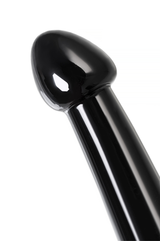 Изображение TOYFA Basic Нереалистичный фаллоимитатор TOYFA Basic Jelly Dildo M, TPE, чёрный, 18 см