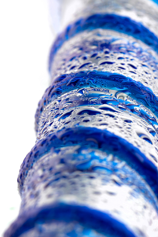 Фото Sexus Glass Двусторонний фаллоимитатор Sexus Glass, стекло, прозрачный, 19 см