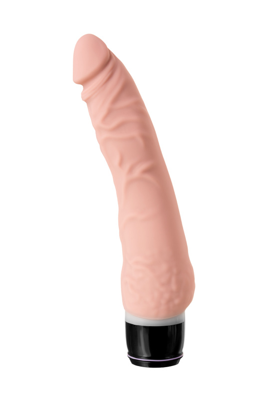 Изображение A-toys by TOYFA Реалистичный вибратор A-Toys by TOYFA Akin, силикон, телесный, 20,2 см