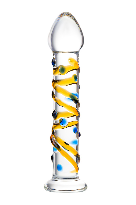 Изображение Sexus Glass Нереалистичный фаллоимитатор Sexus Glass, стекло, прозрачный, 17,5 см