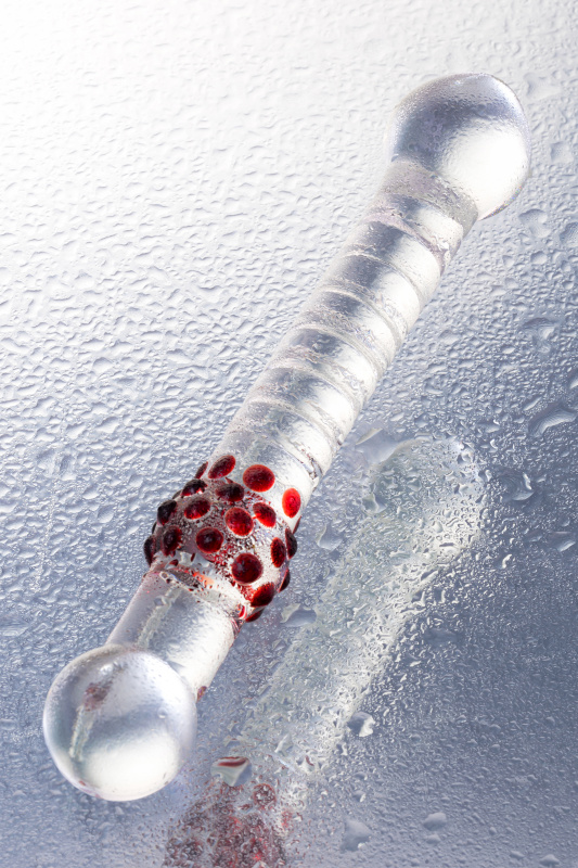 Sexus Glass Двусторонний фаллоимитатор Sexus Glass, стекло, прозрачный, 22 см — купить в Минске Фото Sexus Glass Двусторонний фаллоимитатор Sexus Glass, стекло, прозрачный, 22 см