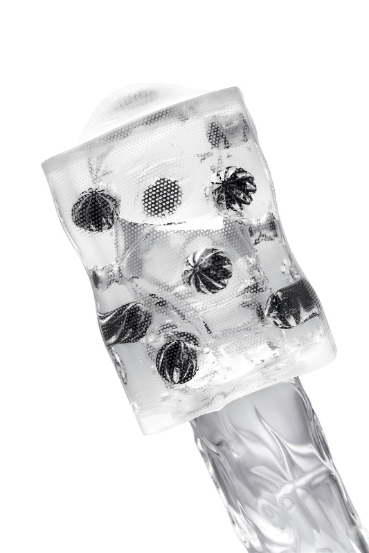 Изображение Tenga, Япония Нереалистичный мастурбатор TENGA Crysta  Ball, TPE, прозрачный, 15,5 см