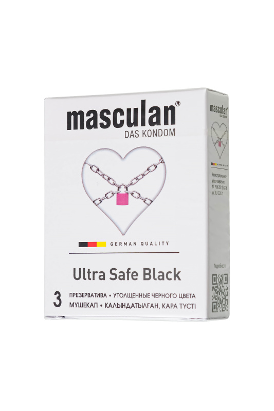 Фото Masculan Презервативы Masculan, ultra 4, ультрапрочные, 19 см, 5,3 см, 3 шт. (Ultra Safe №3)