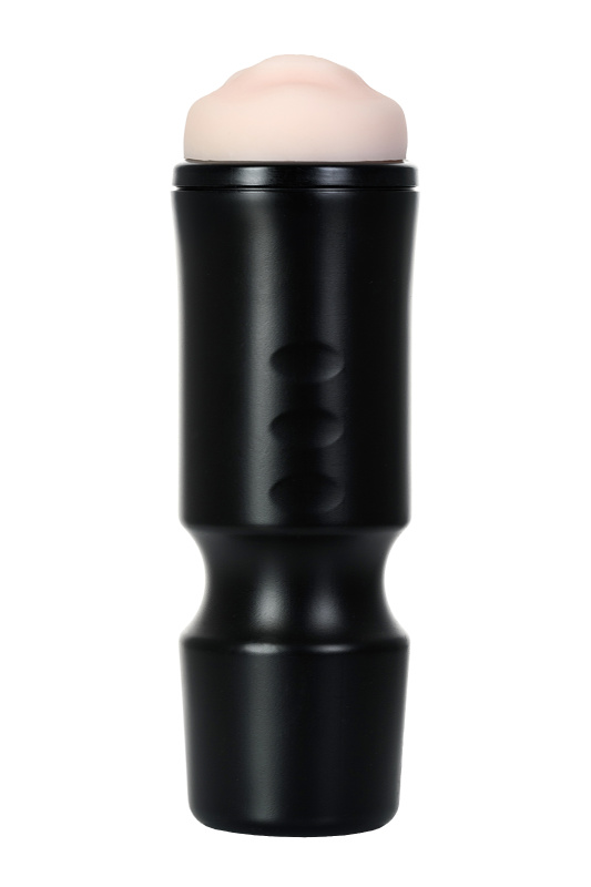 Фото A-toys by TOYFA Мастурбатор A-Toys by TOYFA Denna, рот, TPE, черный, 24 см, 7,6 см