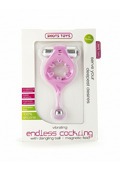 Shotsmedia, Голландия Эрекционное виброкольцо c шариком Vibrating Endless Cockring Magnet розовое — купить в Минске Фото Shotsmedia, Голландия Эрекционное виброкольцо c шариком Vibrating Endless Cockring Magnet розовое