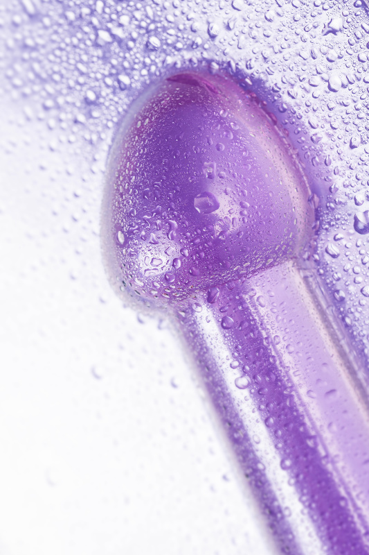 Фото TOYFA Basic Нереалистичный фаллоимитатор TOYFA Basic Jelly Dildo S, TPE, фиолетовый, 15,5 см
