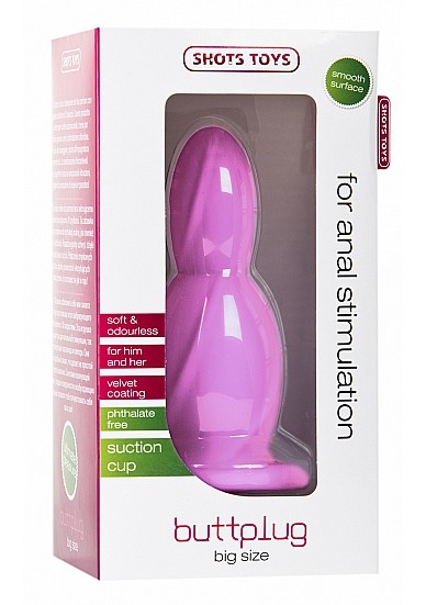Shotsmedia, Голландия Анальная втулка Big Buttplug розовая — купить в Минске Изображение Shotsmedia, Голландия Анальная втулка Big Buttplug розовая