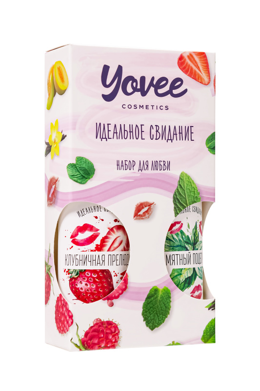 Изображение YOVEE Набор гелей-смазок Yovee для любви (721003+721005), вкусовые (клубника+мята), 2х100 мл