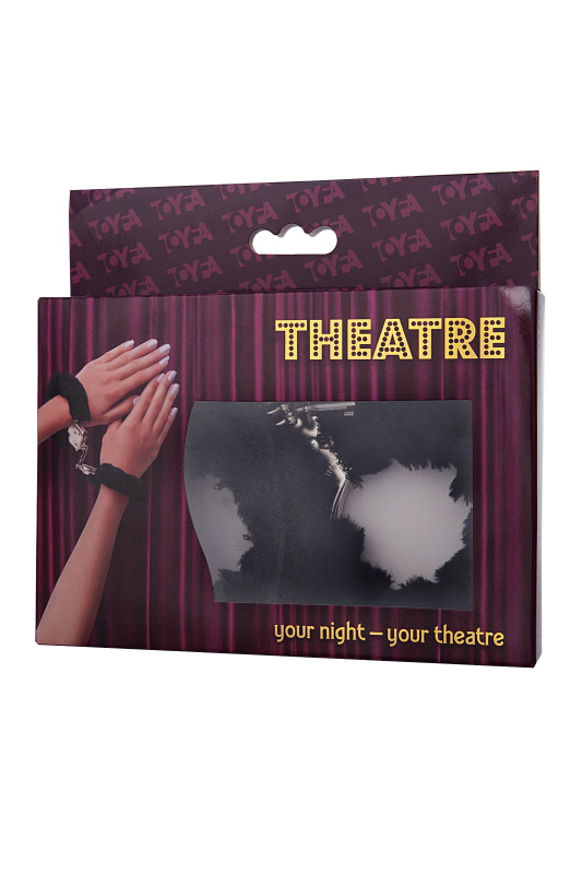 Theatre by TOYFA Наручники меховые TOYFA Theatre, искусственный мех, чёрный, 28 см. — купить в Минске Фото Theatre by TOYFA Наручники меховые TOYFA Theatre, искусственный мех, чёрный, 28 см.