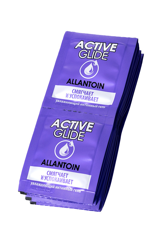 Изображение  Увлажняющий интимный гель ACTIVE GLIDE ALLANTOIN, 3г по 20шт в упаковке