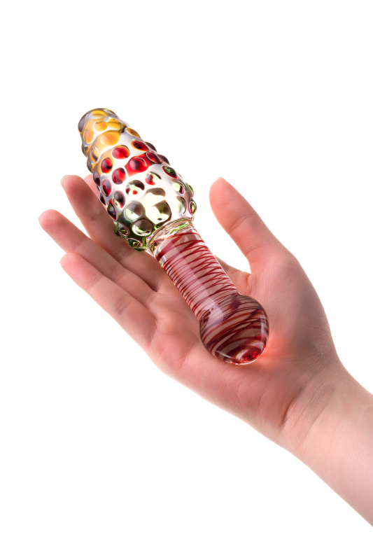 Изображение Sexus Glass Двусторонний фаллоимитатор Sexus Glass, стекло, прозрачный, 17,5 см