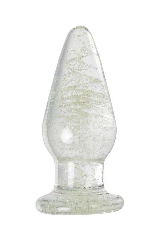 Фото Sexus Glass Анальная втулка Sexus Glass светящаяся в темноте, стекло, прозрачная, 9,8 см