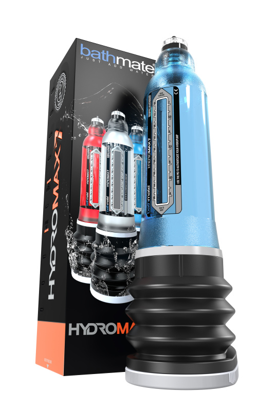 Фото Bathmate, Великобритания Гидропомпа Bathmate HYDROMAX7, ABS пластик, голубая, 30 см (аналог Hydromax X30)