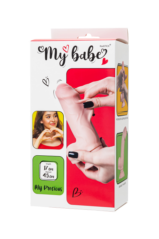 Реалистичный фаллоимитатор My Babe My Precious,TPE, телесный, 17,5 см — купить в Минске Изображение Реалистичный фаллоимитатор My Babe My Precious,TPE, телесный, 17,5 см