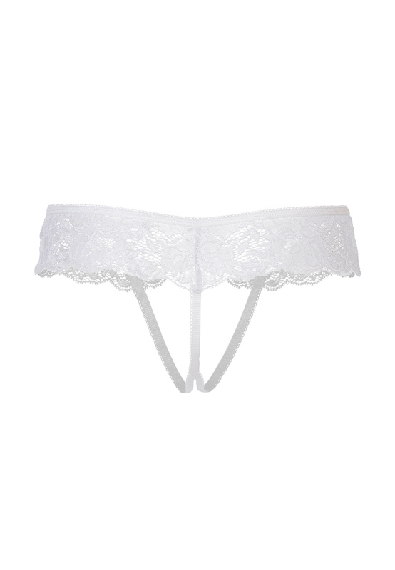 Изображение Erolanta Lingerie Эротические трусики Erolanta Eve, белый (50-52)