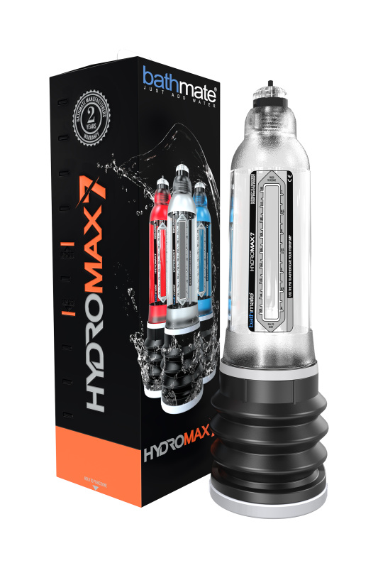 Фото Bathmate, Великобритания Гидропомпа Bathmate HYDROMAX7, ABS пластик, прозрачная, 30 см (аналог Hydromax X30)