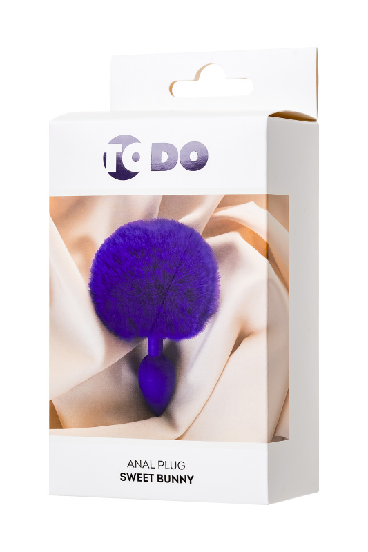 ToDo by Toyfa Анальная втулка с хвостом ToDo by Toyfa Sweet bunny, силикон, фиолетовый, 13 см, Ø 2,8 см, 42 г — купить в Минске Изображение ToDo by Toyfa Анальная втулка с хвостом ToDo by Toyfa Sweet bunny, силикон, фиолетовый, 13 см, Ø 2,8 см, 42 г