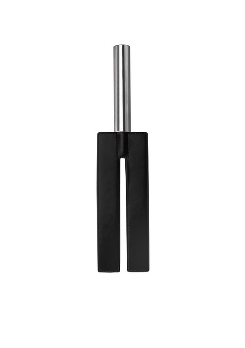 Фото Shotsmedia, Голландия Шлёпалка Leather Slit Paddle черная