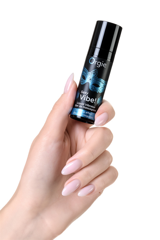 Фото Orgie, Португалия Жидкий вибратор ORGIE Sexy Vibe Liquid Vibrator с эффектом вибрации, 15 мл