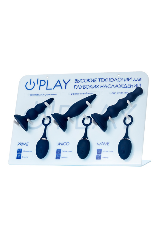 Фото OPlay by TOYFA Комплект (Анальная вибровтулка OPlay 3 шт.+ Дисплей)