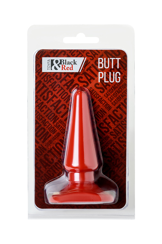 Black & Red by TOYFA Анальная втулка Black&Red by TOYFA, ПВХ, красный, 10 см, Ø 3 см — купить в Минске Фото Black & Red by TOYFA Анальная втулка Black&Red by TOYFA, ПВХ, красный, 10 см, Ø 3 см
