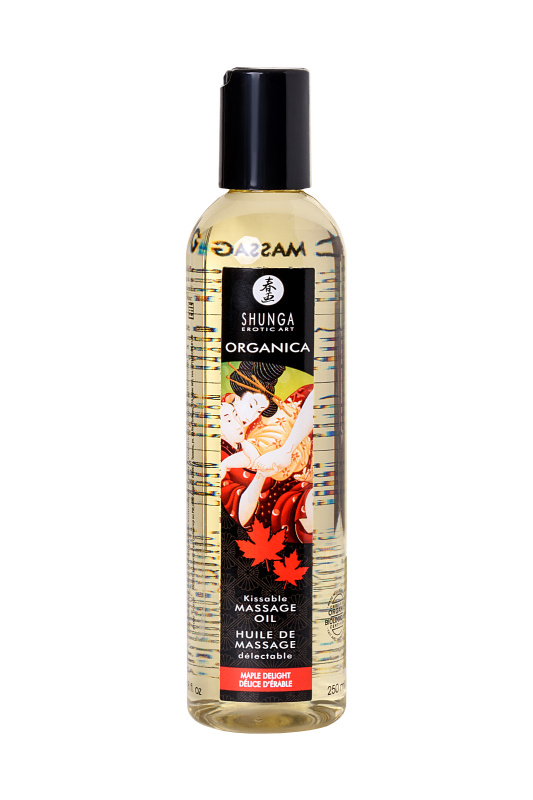 Shunga, Канада Масло массажное Shunga Organica «Кленовое наслаждение» (Maple Delight), 240 мл — купить в Минске Изображение Shunga, Канада Масло массажное Shunga Organica «Кленовое наслаждение» (Maple Delight), 240 мл