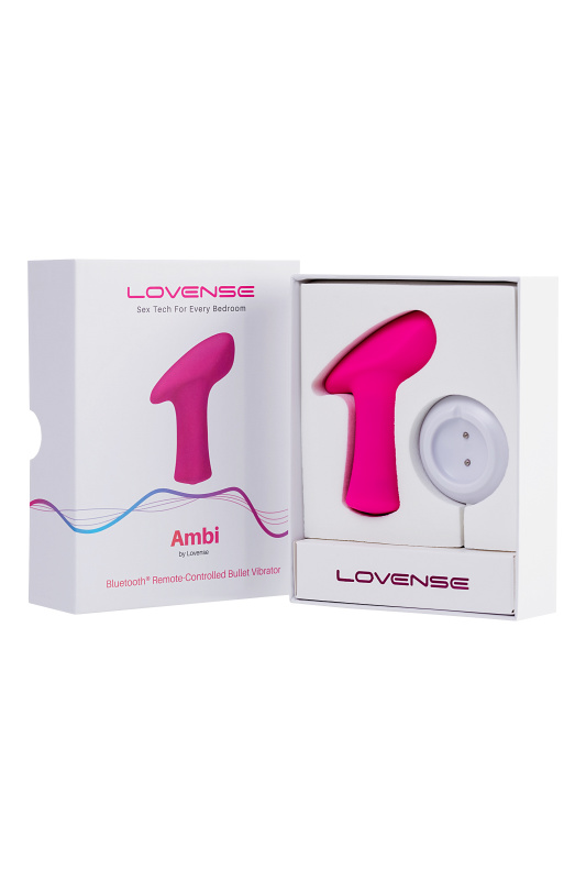 Фото Lovense, США Вибропуля LOVENSE Ambi, силикон, розовая, 8,6 см