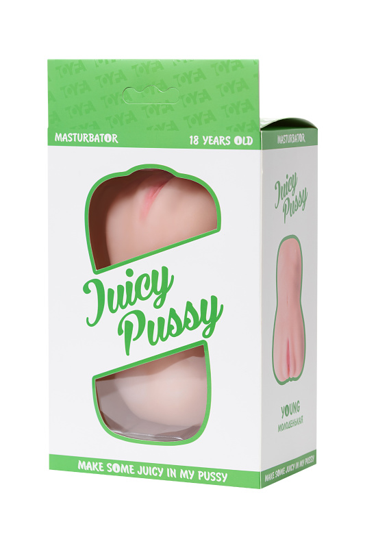 Фото Juicy Pussy by TOYFA Мастурбатор реалистичный Juicy Pussy by TOYFA Young 18 лет, вагина, TPR, телесный, 14,5 см