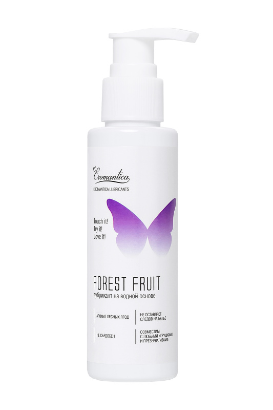 Фото Erotist Lubricant Лубрикант Eromantica на водной основе Forest fruit с ароматом лесных ягод, 100 мл