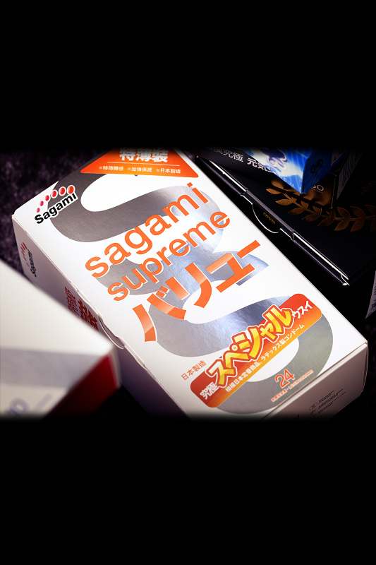 Изображение Sagami, Япония Презервативы Sagami, xtreme, латекс, 19 см, 5,4 см, 24 шт.