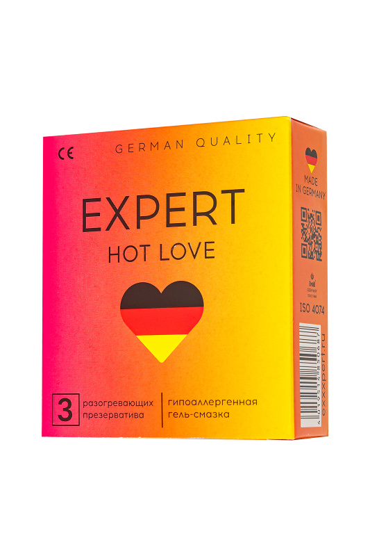 Презервативы EXPERT Hot Love, с разогревающим эффектом , 3 шт — купить в Минске Изображение Презервативы EXPERT Hot Love, с разогревающим эффектом , 3 шт