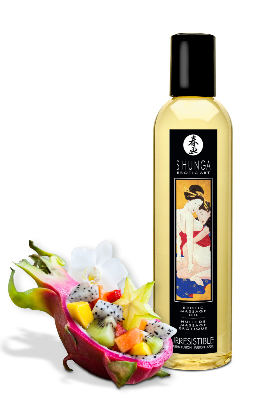Изображение Shunga, Канада Масло массажное для тела Shunga «Азиатские нотки» (Irresistible. Asian Fusion), 240 мл.