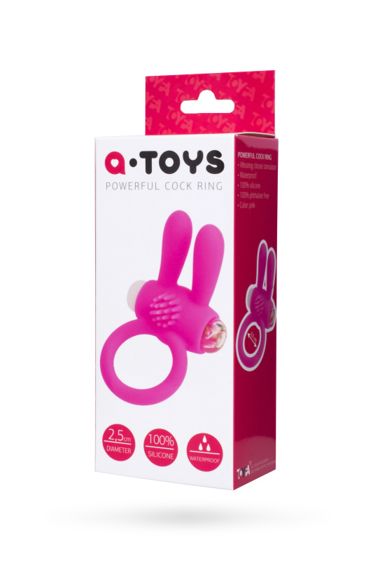 A-toys by TOYFA Эрекционное кольцо на пенис A-Toys by TOYFA Rabbi, силикон, розовый, Ø 2,5 см — купить в Минске Изображение A-toys by TOYFA Эрекционное кольцо на пенис A-Toys by TOYFA Rabbi, силикон, розовый, Ø 2,5 см