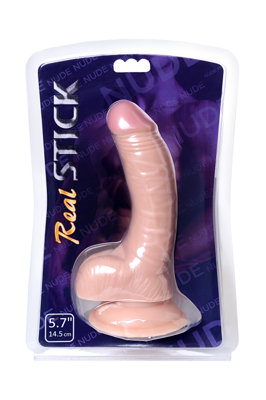 Изображение RealStick Nude by TOYFA Реалистичный фаллоимитатор RealStick Nude, PVC, телесный, 18 см