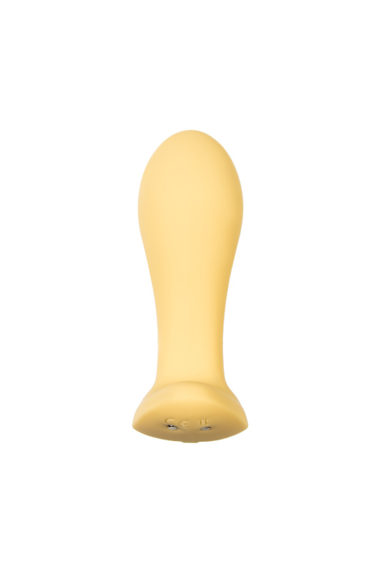 Изображение Satisfyer, Германия Анальный вибратор Satisfyer Intensity Plug Connect App, силикон, желтый, 9 см