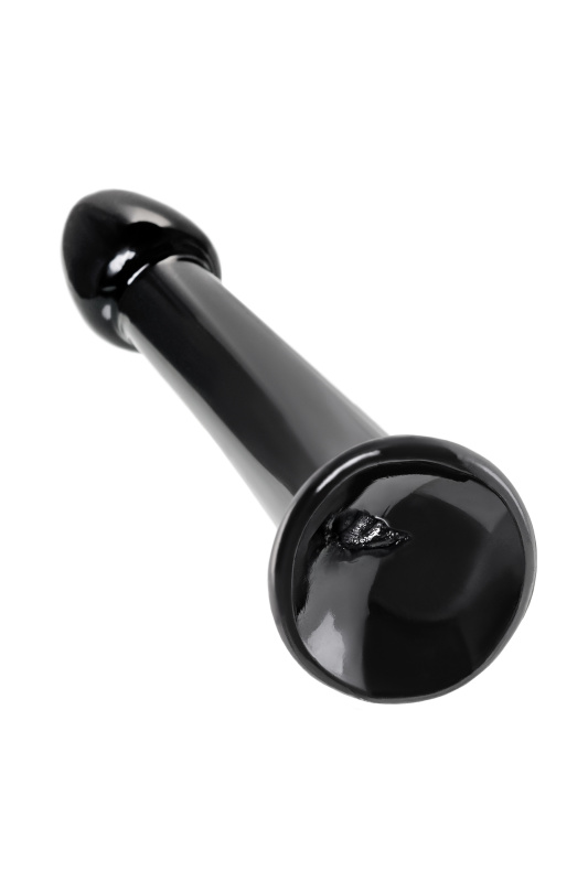 Изображение TOYFA Basic Нереалистичный фаллоимитатор TOYFA Basic Jelly Dildo M, TPE, чёрный, 18 см