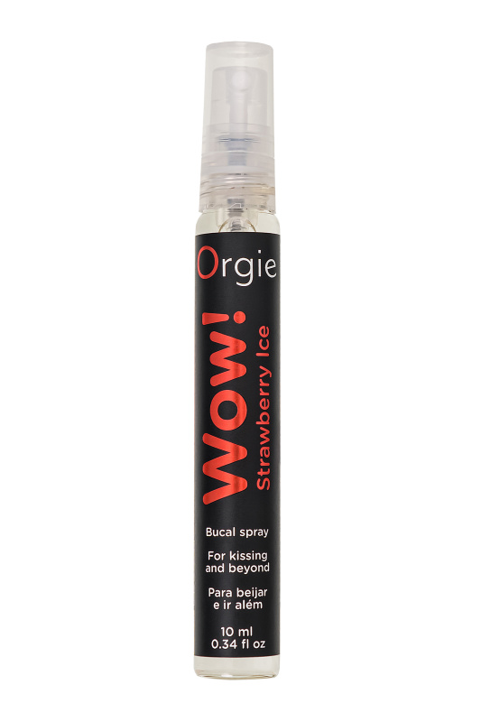 Изображение Orgie, Португалия Оральный спрей с охлаждающим эффектом Orgie WOW! STRAWBERRY ICE Blowjob Spray, клубника, 10 мл