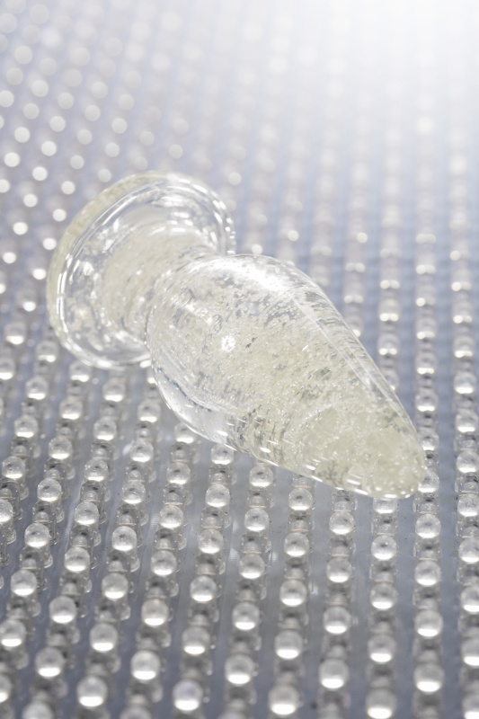 Фото Sexus Glass Анальная втулка Sexus Glass светящаяся в темноте, стекло, прозрачная, 9,8 см