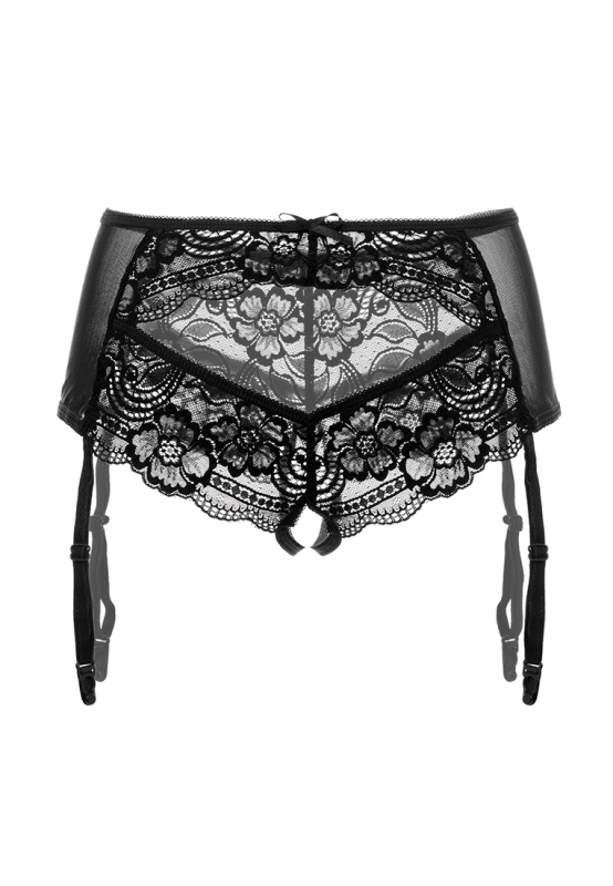 Изображение Erolanta Lingerie Эротические трусики-пояс Erolanta Sheila, черный (42-44)